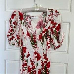 reformation floral dress